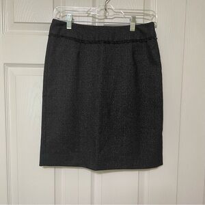 Banana Republic Charcoal Pencil Skirt